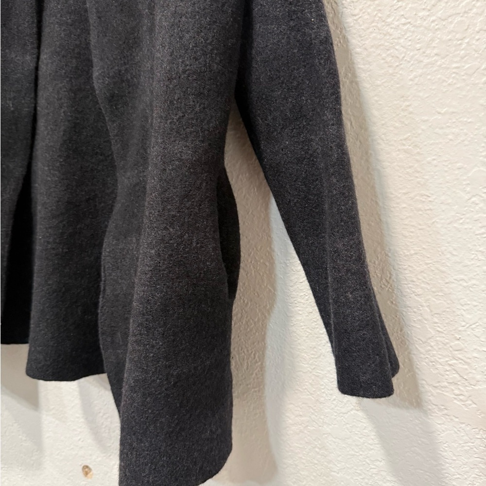Eileen Fisher 100% Merino Wool Open Front Jacket Cardigan – Size M - Picture 4 of 7